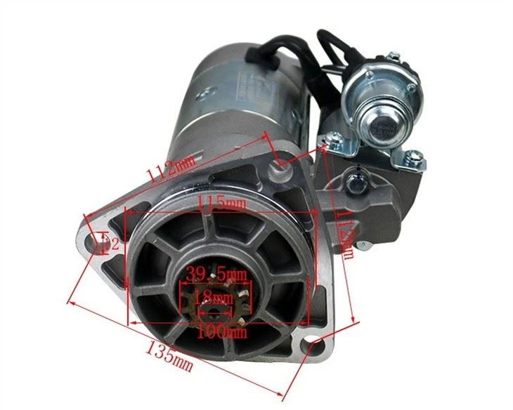 QDJ2728E Wholesale Forklift Parts 6102 Starter Motor